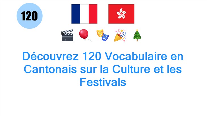 Découvrez 120 Vocabulaire en Cantonais sur la Culture et les Festivals